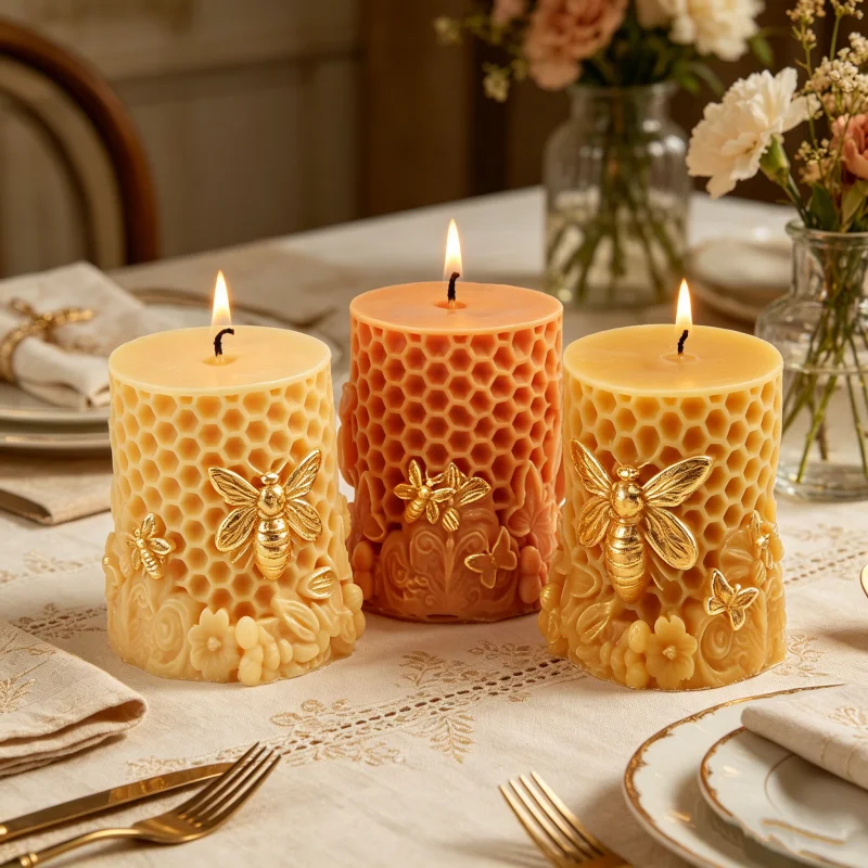 แม่พิมพ์เทียนซิลิโคนรูปผึ้งและ - Candle. Queen บทวิจารณ์และราคา