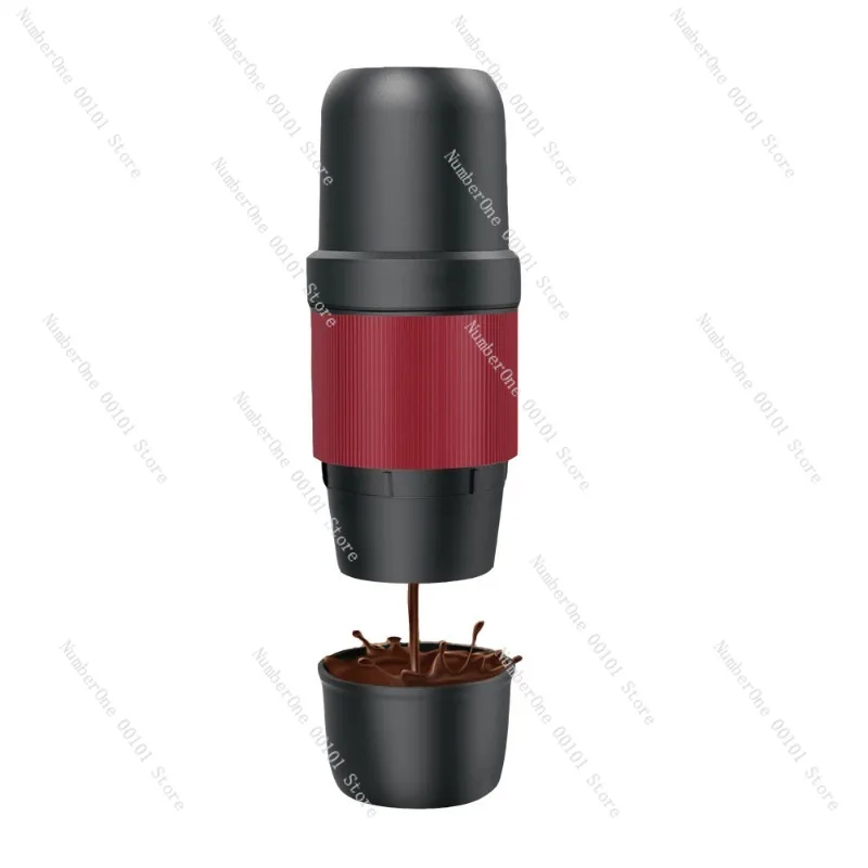 Portable Electric Espresso Machine, Multifunctional Hand Press Coffee Brewer for Ground Powder and Capsule Outdoor Travel
