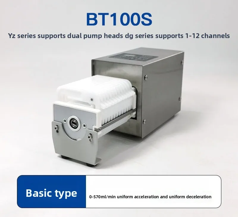 BT-S speed control laboratory peristaltic pump large flow step drive high precision metering industrial constant flow pump