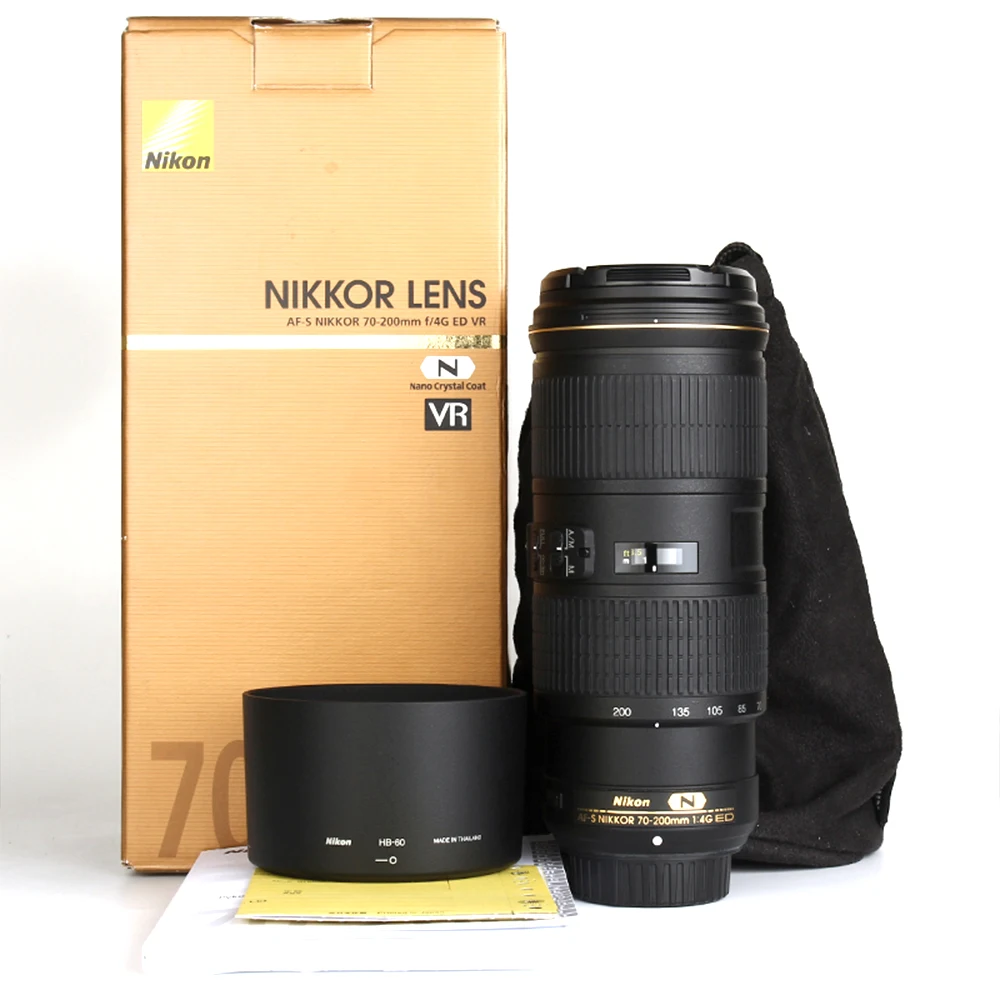 Nikon AF-S NIKKOR 70-200mm f/4G ED VR Lens For Nikon SLR Camera