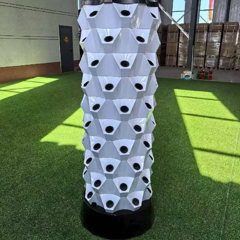 For Soilless Vegetable 3D Planting Pineapple Tower Floor To Ceiling Hydroponic Tower Indoor Hydroponic Planter Vegetable