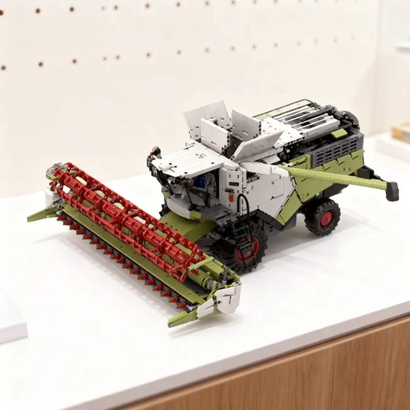 6965PCS MOC Farm Combine Harvester Model Technical Engineering Detailed Imaginative Assembly Brick Showcase Collector Toy Gift