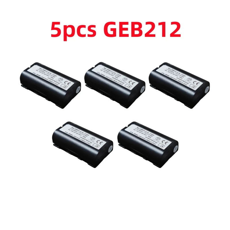 

5pcs GEB212 Rechargeable Li-ion Battery for Leica ATX1200 ATX1230 GPS1200 GPS900 GRX1200 Total Surveying Stations Instruments