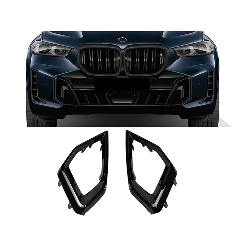 

Передний бампер автомобиля, противотуманная фара, крышка вентиляционного отверстия, накладка, впускная рамка для BMW X5 G05 X5L 2023,