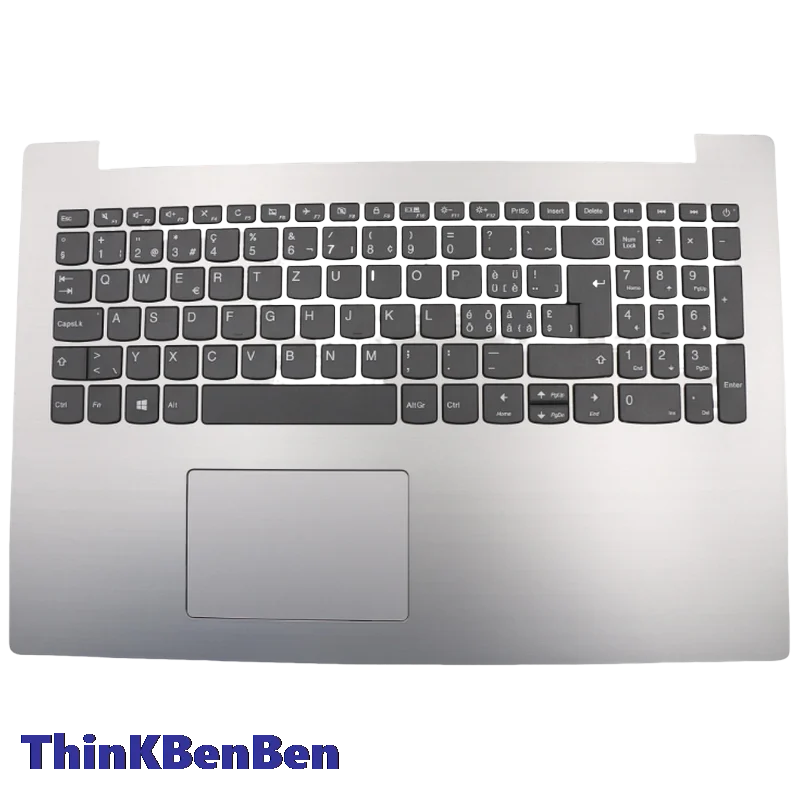 CH Swiss Keyboard Platinum Grey Upper Case Palmrest Shell Cover For Lenovo ideapad 330 15 IGM AST IKB 5CB0R16578