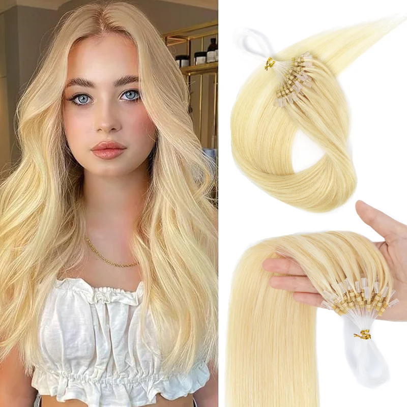 

Наращивание волос Micro Loop, 30 г, 12-22 дюйма, натуральные человеческие волосы, мягкие, с клеем, прямые, натуральные, на микро-петлях, для наращивания Micro Link