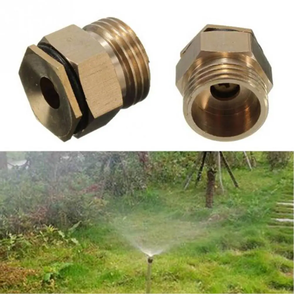 

Brass Garden Supplies Watering Head Thread Water Sprinkler Irrigation Spray Nozzle Sprinkle Connector Atomizing Mist Sprinkler