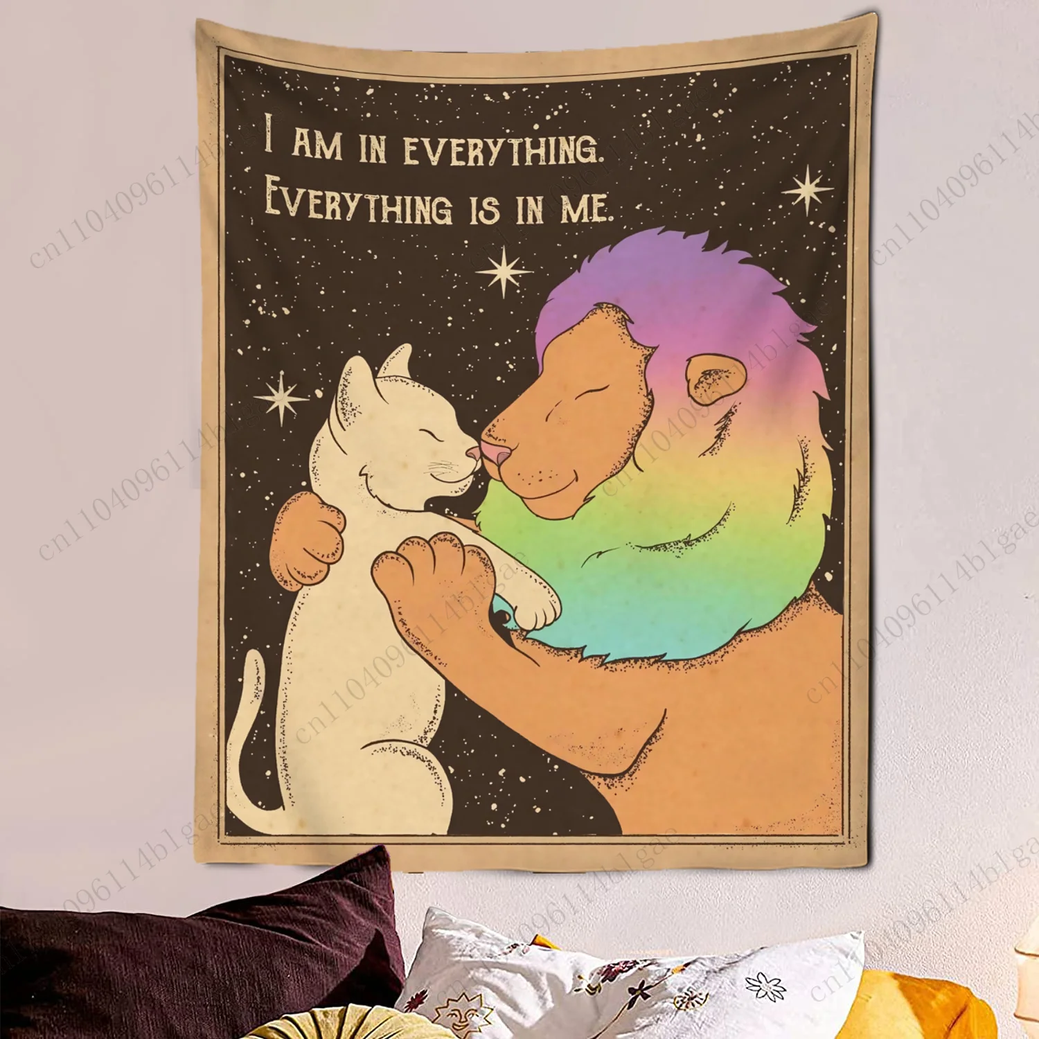 

Aesthetic Wall Hanging for Bedroom Dormitory Background Cloth Unique Birthday Gift