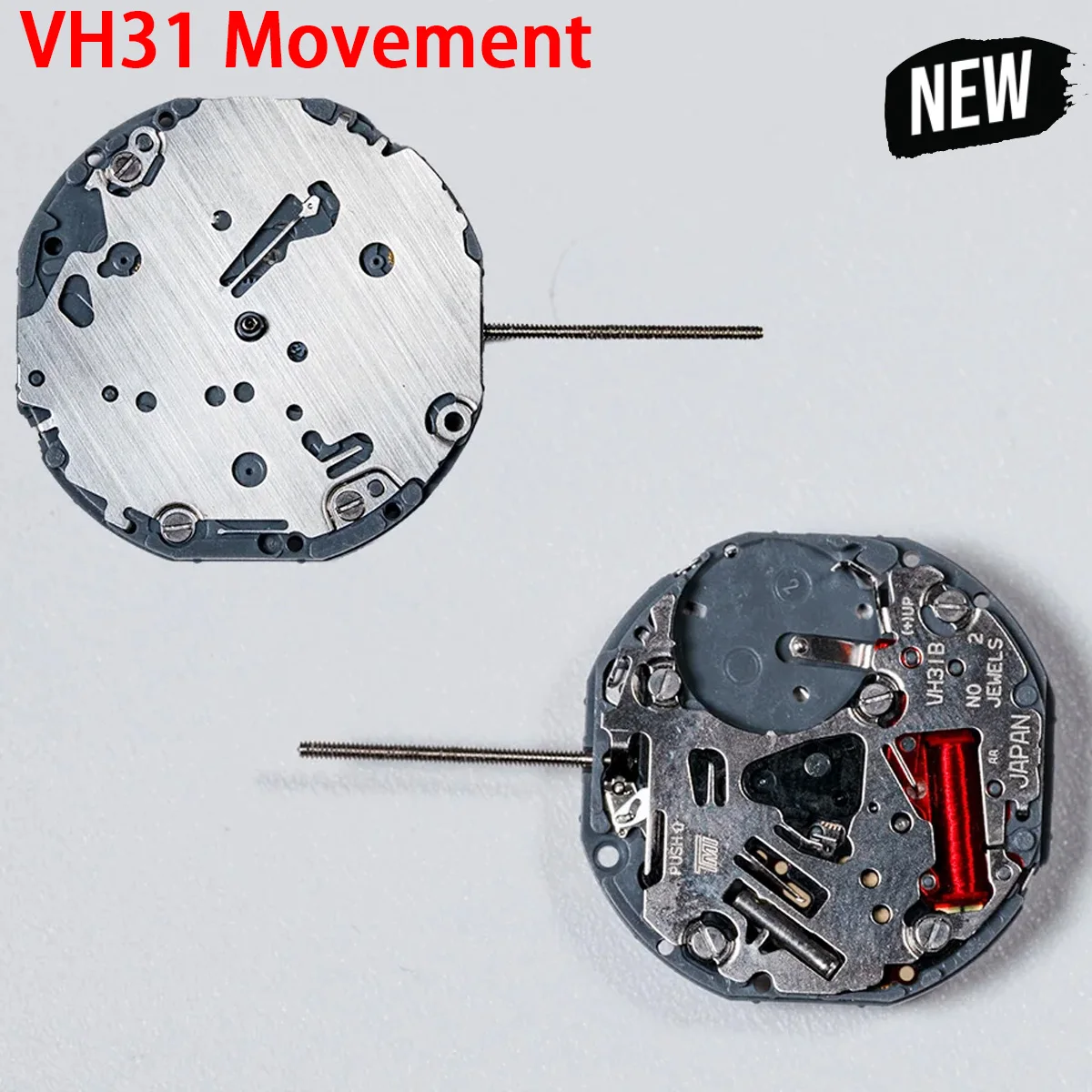 

VH31 Sweep Second 3 Hands Japan Quartz Movement Tmi Time Module Movement Vh31b 110 ½ Ligne Quartz Movement Three Hands1/4 Cen