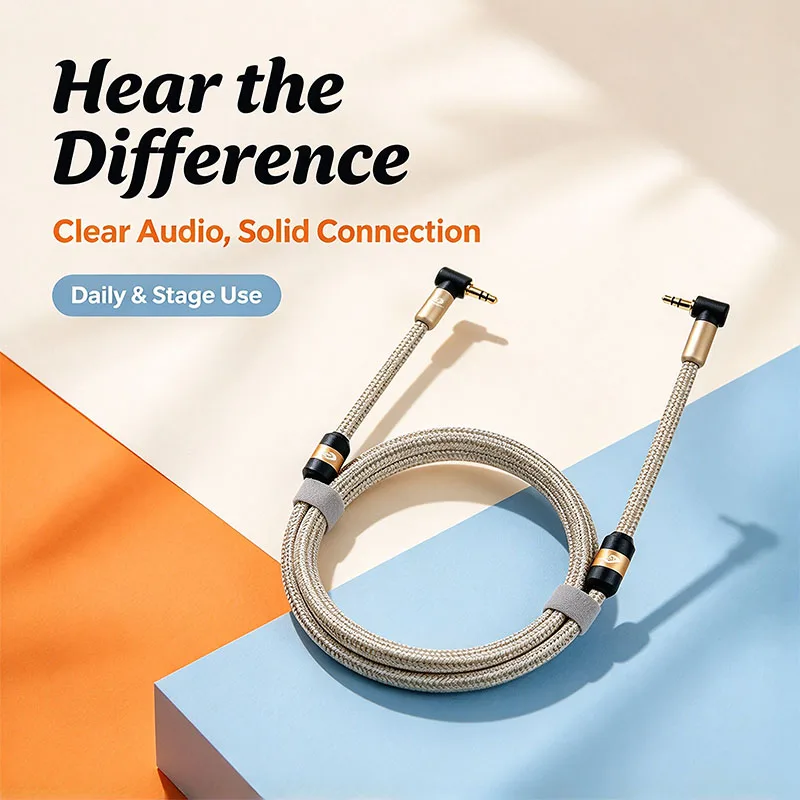 3.5mm Jack Audio Cable for Headphone Xiaomi Laptop Jack 3.5 Male to Male Car Aux Cable Jack 3.5 Speaker Cable Audio Cord
