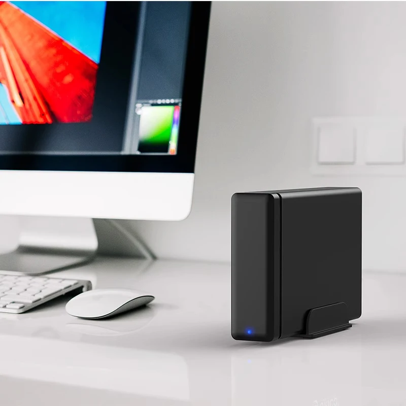 Hard Drive Expansion Cabinet 3.5 Inch Type-C 5 Bay HDD Docking Station Aluminum 5Gbps HDD Enclosure USB3.1 HDD Case Single Bay