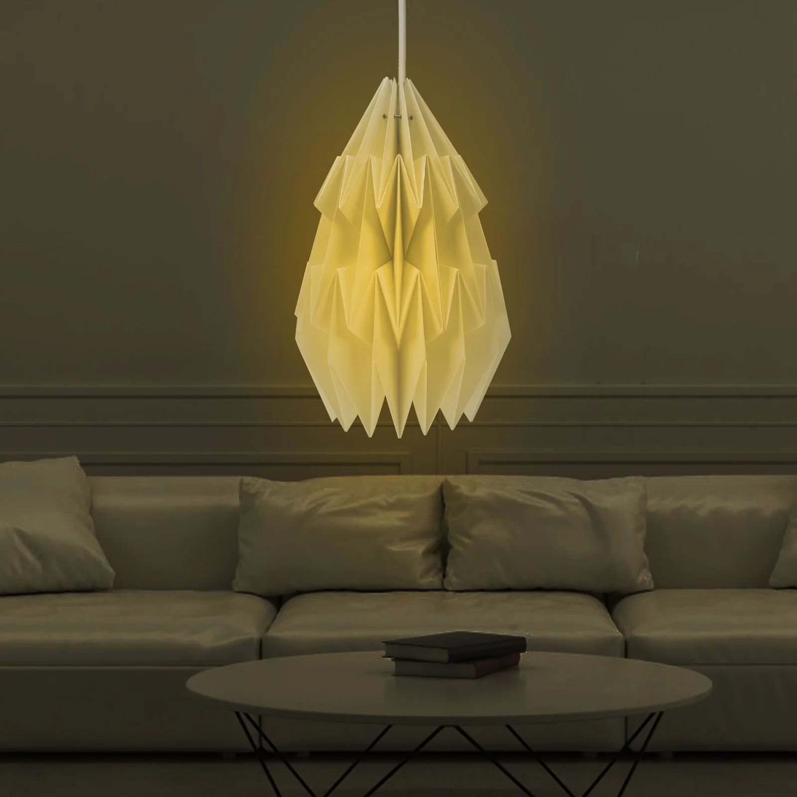 

Nordic Lampshade Decorative Light Cover Accessory Premium Paper Material for Home Bedroom Living Room Warm Natural Atmosphere