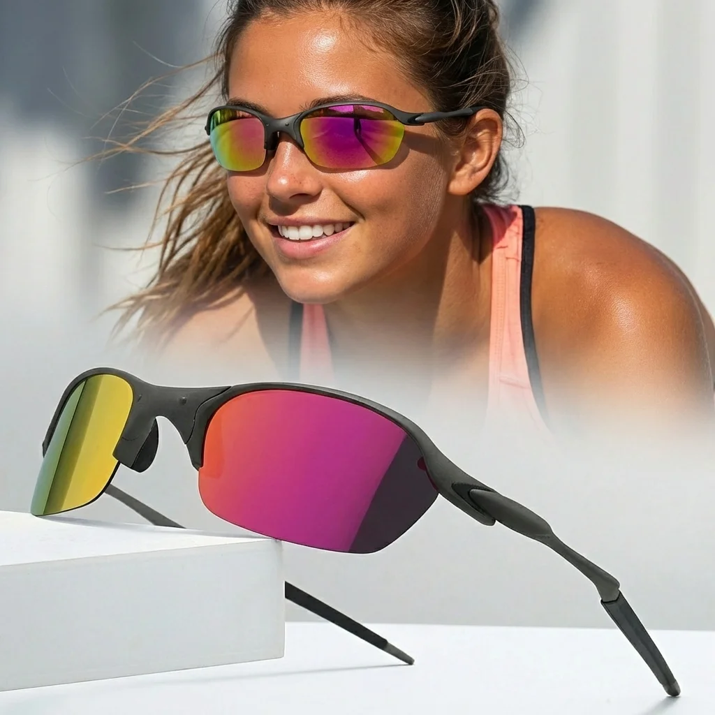 uv400-偏光サングラス男性女性用楕円形リム亜鉛合金フレーム樹脂レンズアウトドアスポーツアイウェア