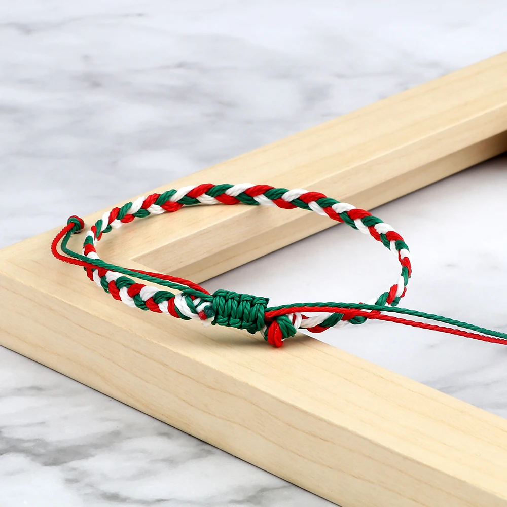 Multi Farbe Wasserdichte Wachs Faden Geflochtene Armbänder Für Frauen Männer Tibetischen Buddha Glück Armband Paar Armreif Freundschaft Schmuck – Detail 3