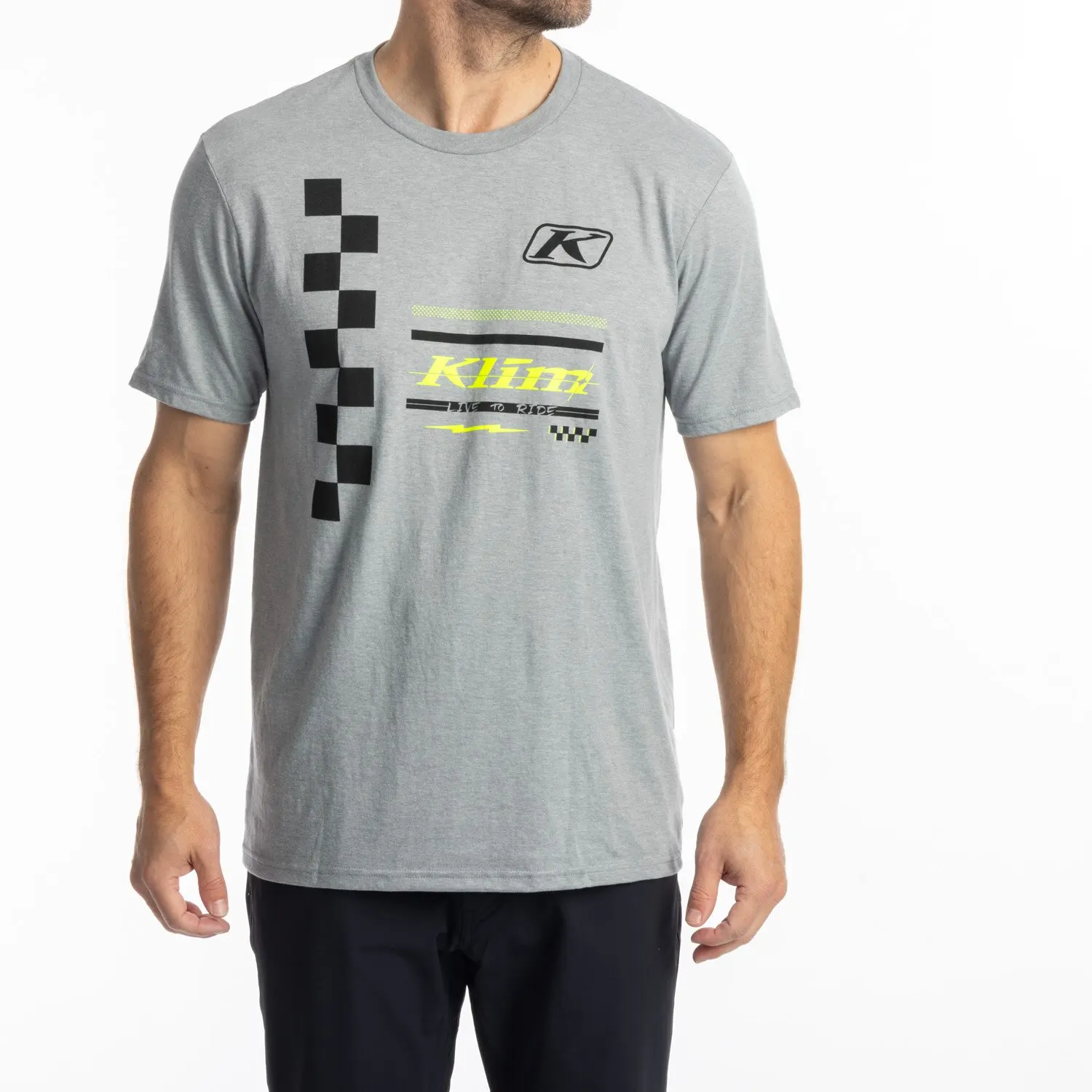 New Checkered Flag Tri-blend Tee _ KLIM Cotton Graphic Printing High-end Luxury Unisex Style Both of Men and Women