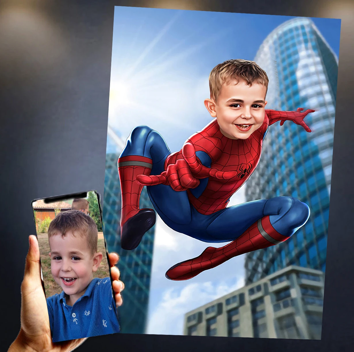 

Disney Marvel Spiderman Custom Canvas Painting Posters For Kid Room Personalized Print Picture Wall Art Children Decoration Gift