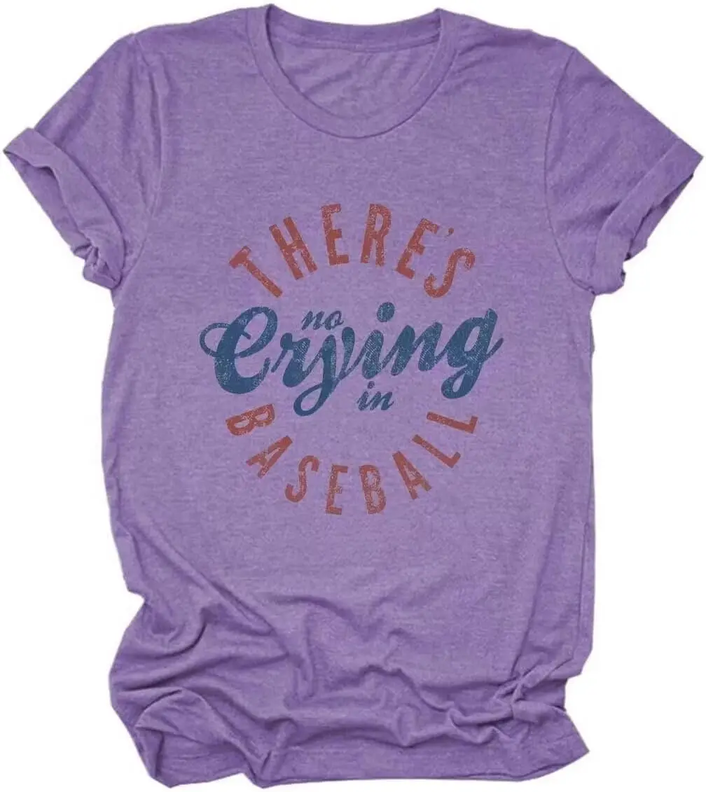 

Casual Summer Women's T-Shirt,Funny Baseball Mom Shirt,Mom Gift