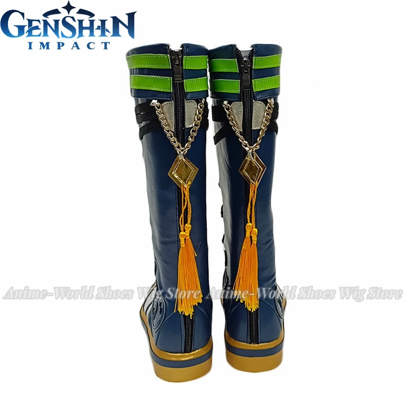 أنيمي Ti NaLi الأذن أحذية الأحذية اكسسوارات لعبة Genshin تأثير Tighnari الباروكات مقاومة للحرارة الاصطناعية الشعر لعبة دور تأثيري الباروكات