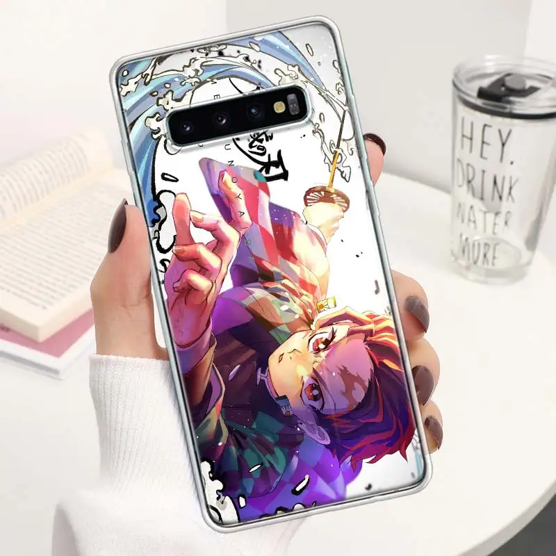 Kimetsu No Yaiba Demon Slayer Coque Phone Case For Samsung Galaxy S24 S23 Ultra S22 S21 S20 FE S10 Plus S10E S9 S8 + Lite Soft