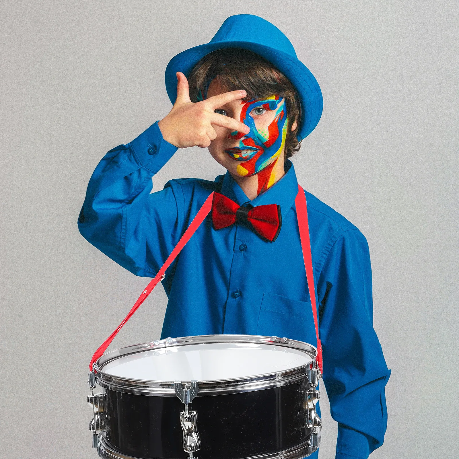 

1Set Kids Music Instrument Wood Snare Drum with Stainless Steel Educational Percussion Musical Play Enhance Coordination and