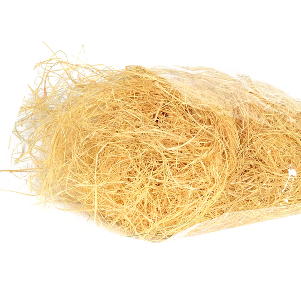 1 paquet de remplissage de boîte à cadeaux de mariage écologique en Filament de raphia, panier cadeau de 150g, accessoires de remplissage de boîte d'emballage