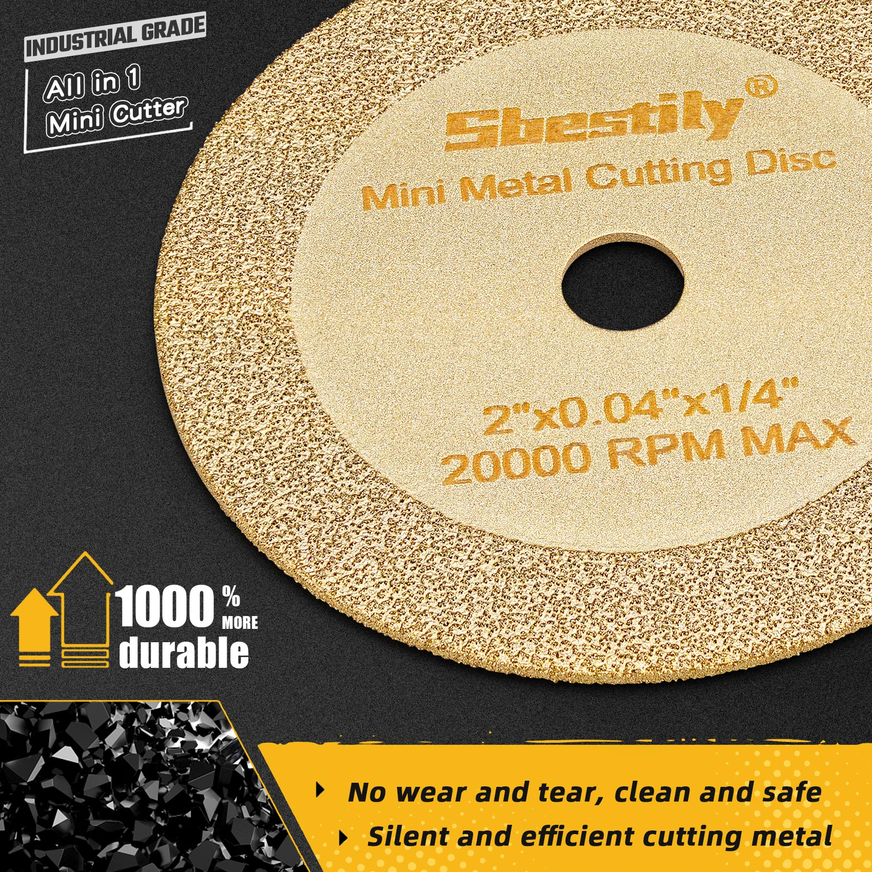 Sbestily 7pcs/Set 50mm Diamond Cutting Wheel 2 \