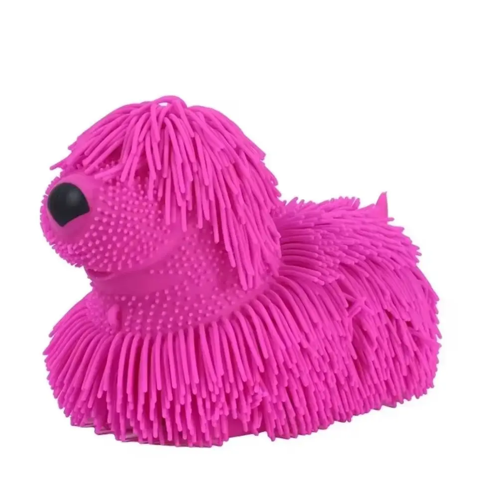 Funny Long Haired Vent Squeezing Toys Big Size Fluffy Cute Animal Squeezing Toy Dog Kawaii 3D Sensory Toy Office Workers