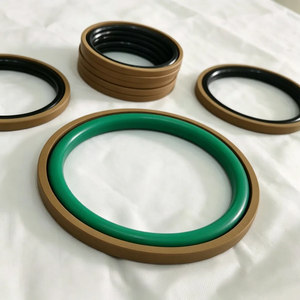OD 20/25/28/30/32/35/36/38-260mm Thickness 4.2/6.3/8.1mm Glay Ring Piston Sealing Ring For STD Hole  Hydraulic Cylinder Sealing