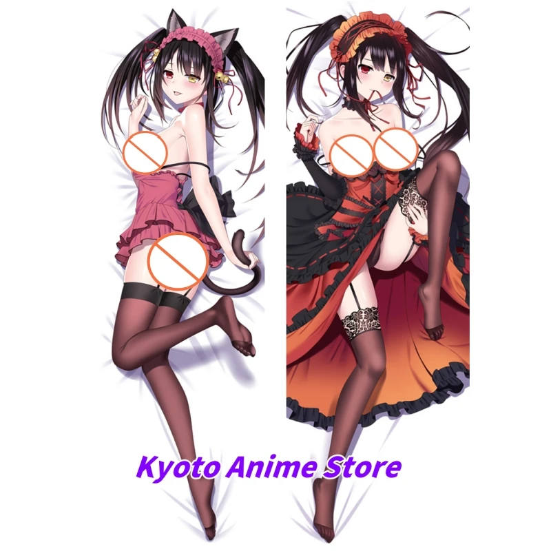 

Dakimakura Anime Pillow Case DATE A LIVE Tokisaki Kurumi Double-sided Print Of Life-size Body Pillowcase Gifts Can be Customized