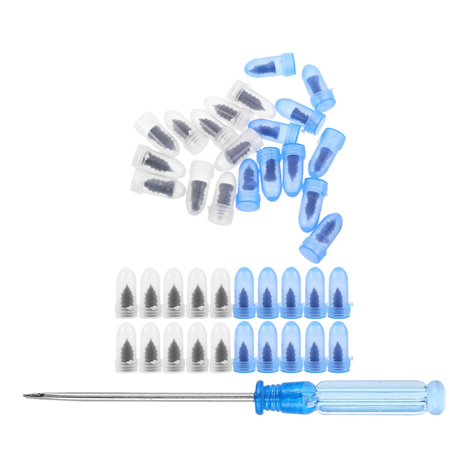 

1Set Tire Repair Nail Plugs Wear-Resistant Rubber Screws Kit Reliable Tire Hole Repair Car Motorcycle Screw Plugs for Tires