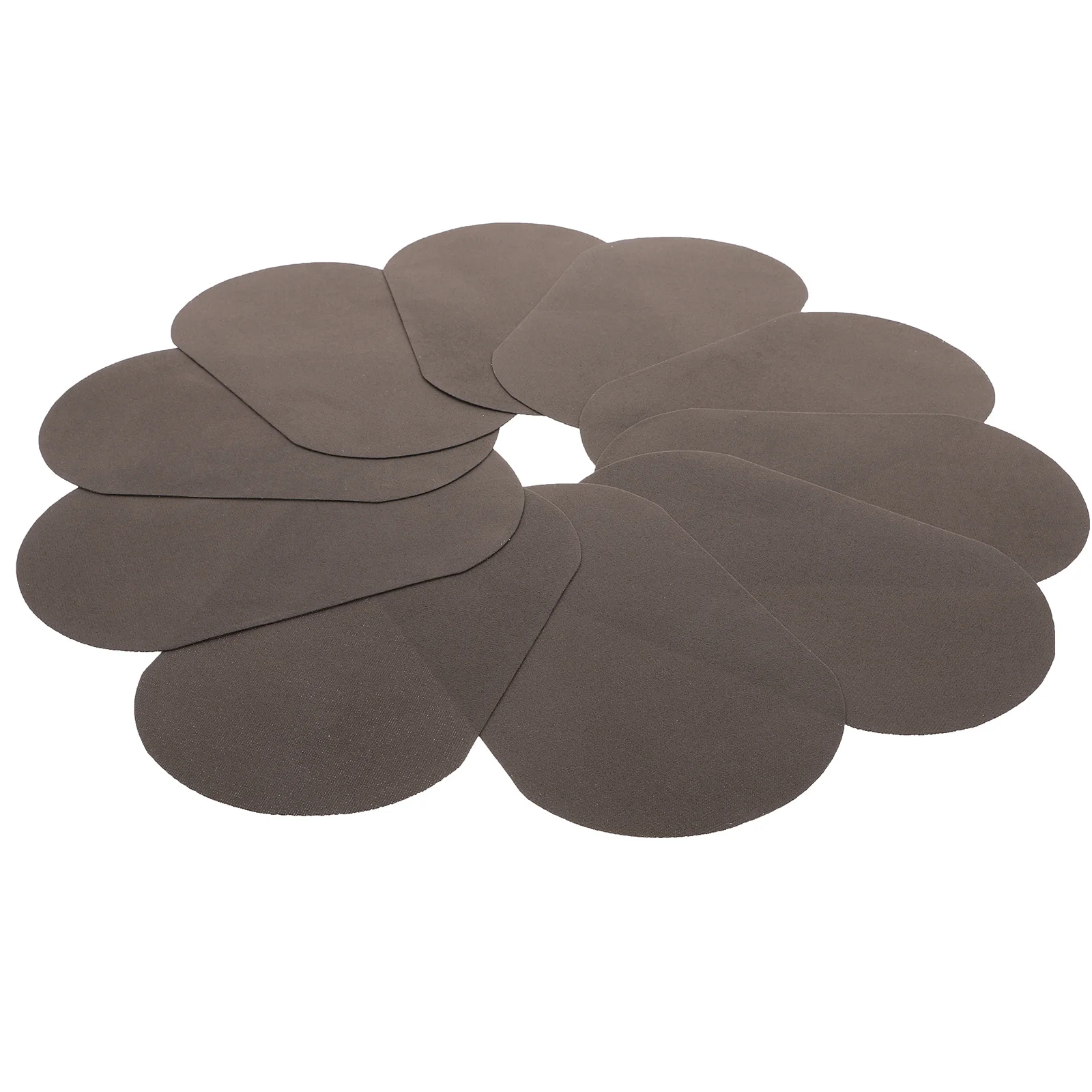 

10 Pcs Clothes Patches Sew on Chenille Jacket Clothing Ironing Sew-on Fabric Oval Elbow Knee