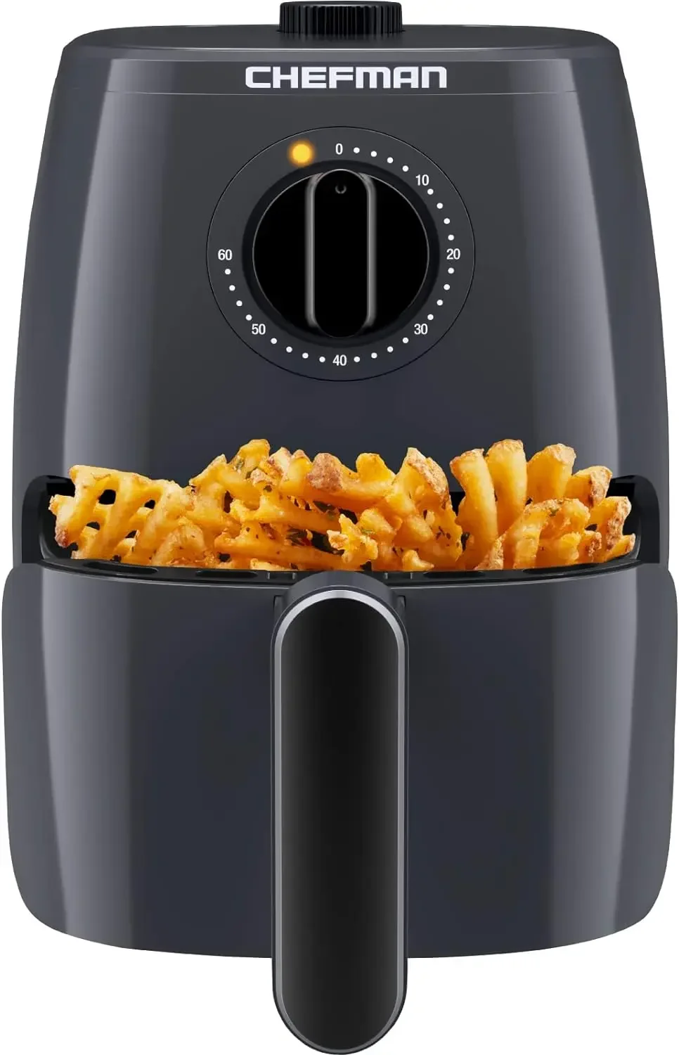 

NEW TurboFry 2-Quart Air Fryer, Dishwasher Safe Basket & Tray, Use Little to No Oil For Healthy Food, 60 Minute Timer