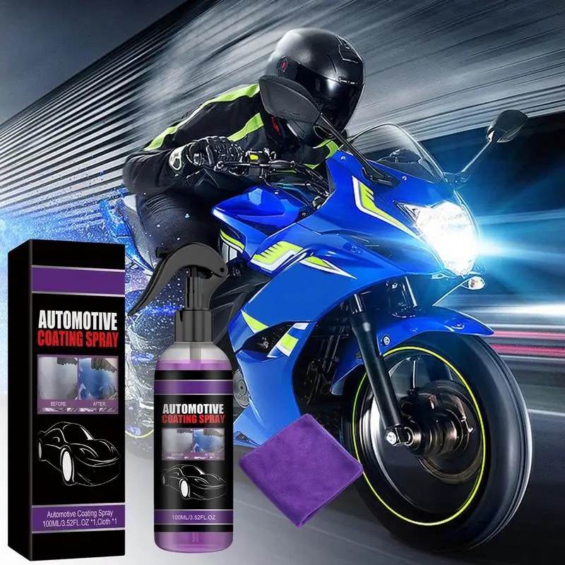 Keramische Coating Spray 3 In 1 Keramische Coating Bescherming 100Ml Coating Voor Auto 'S Voor Voertuig Verfbescherming Hydrofoob