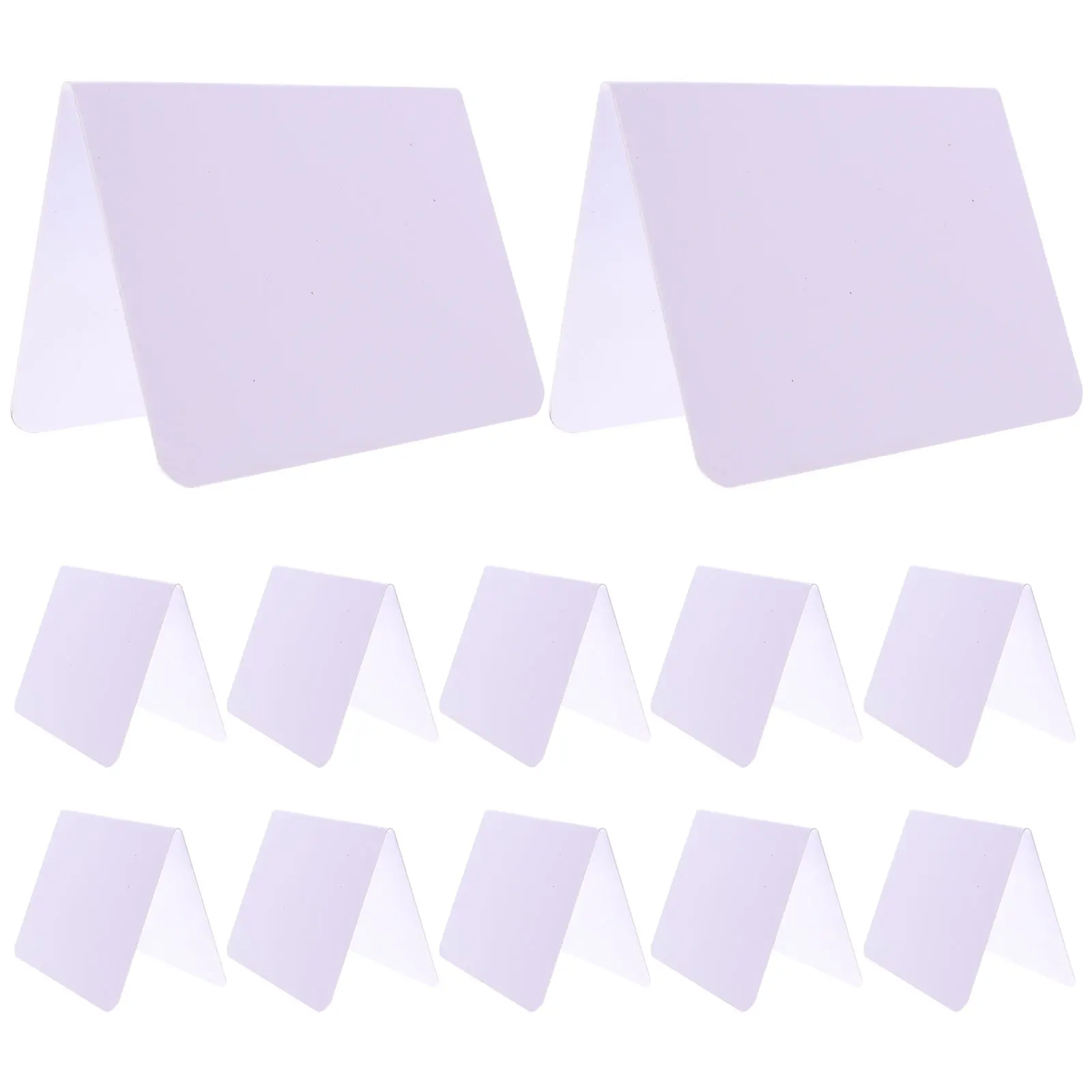 12 個のドライイレースボード小さな値札黒板看板メニューミニ卓上取り外し可能なラベル