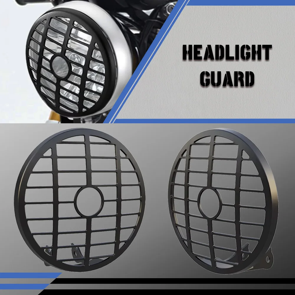 For BMW R-NineT Scrambler K23 R NineT SCRAMBLER 2016-2025 2026 Headlight Protection Head Lamp Light Grille Guard Cover Protector