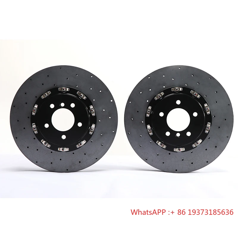

Auto Brake Disc Carbon Fiber Ceramic Brake Disc Rotors Racing 355MM-440MM*32MM for Subaru Dodge BMW Ford Mitsubishi