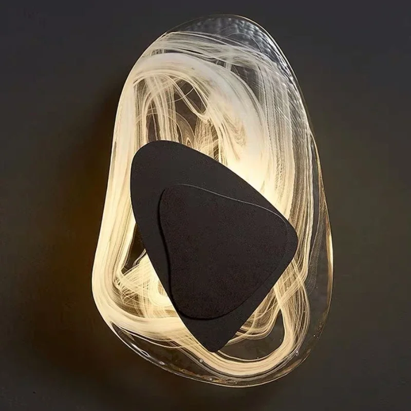 

Luxury Grass Wall Lamp Bedroom Bedside Decoration Modern Living Room Background Wall Lamp Creative Led Indoor Lighting