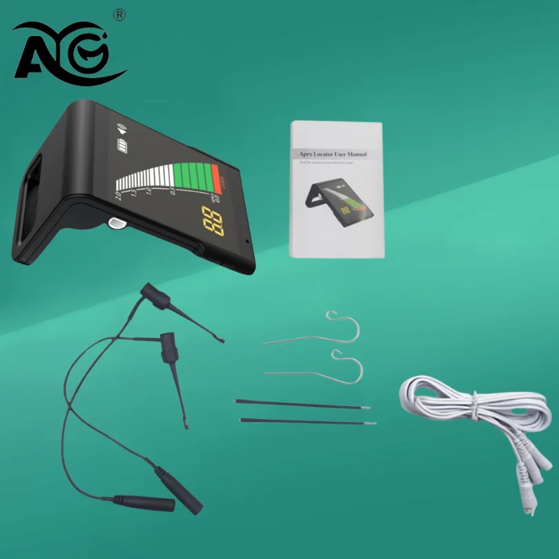 

AG Dental Endo Root Cancal Apex Locator Automatic Calibratingensures Endodontic Buzzer Alert 3.2 Inch LCD Screen Measure