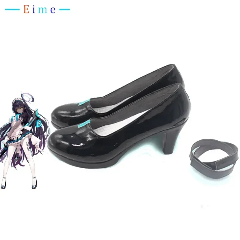 Game Blue Archive Max Factory Обувь для косплея Хэллоуин Карнавальные ботинки Обувь из искусственной кожи Реквизит для косплея на заказ