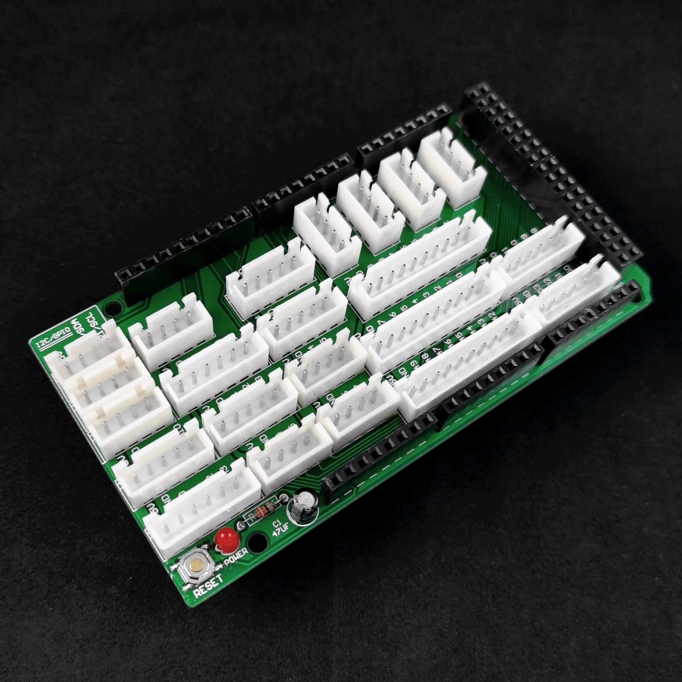 I/O Extension PCB Module for Arduino MEGA2560 R3 DIY Board XH2.54 PIN Welding Version