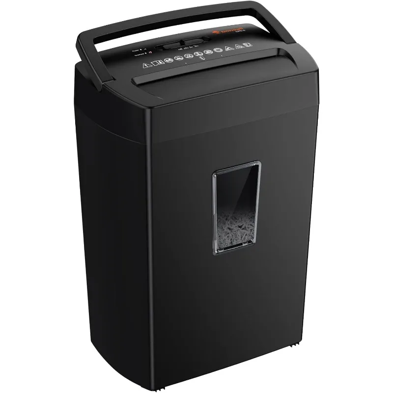 

12-Sheet Cross Cut Paper Shredder, 5.5 Gal Home Office Heavy Duty Shredder for Paper, Credit Card, Mail, Staples