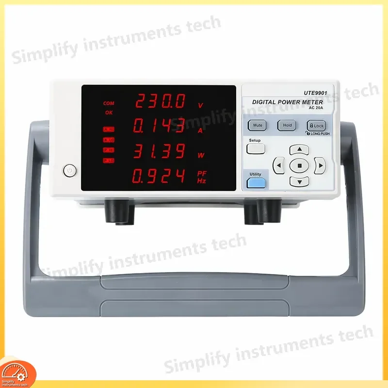 Intelligent Electrical Parameter Tester AC 9999W Single Phase Power Meter Digital Multifunction Energy Meter Voltage Current