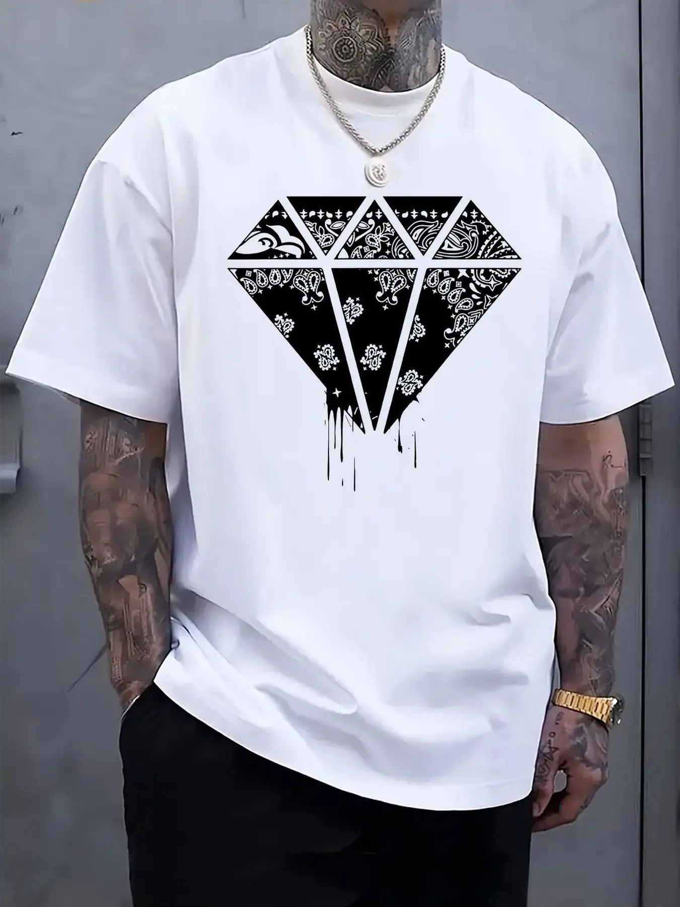 

Удобный крой, топ с короткими рукавами, для молодых взрослых, повседневная одежда, городской стиль, прочный материал, одежда для молодых взрослых