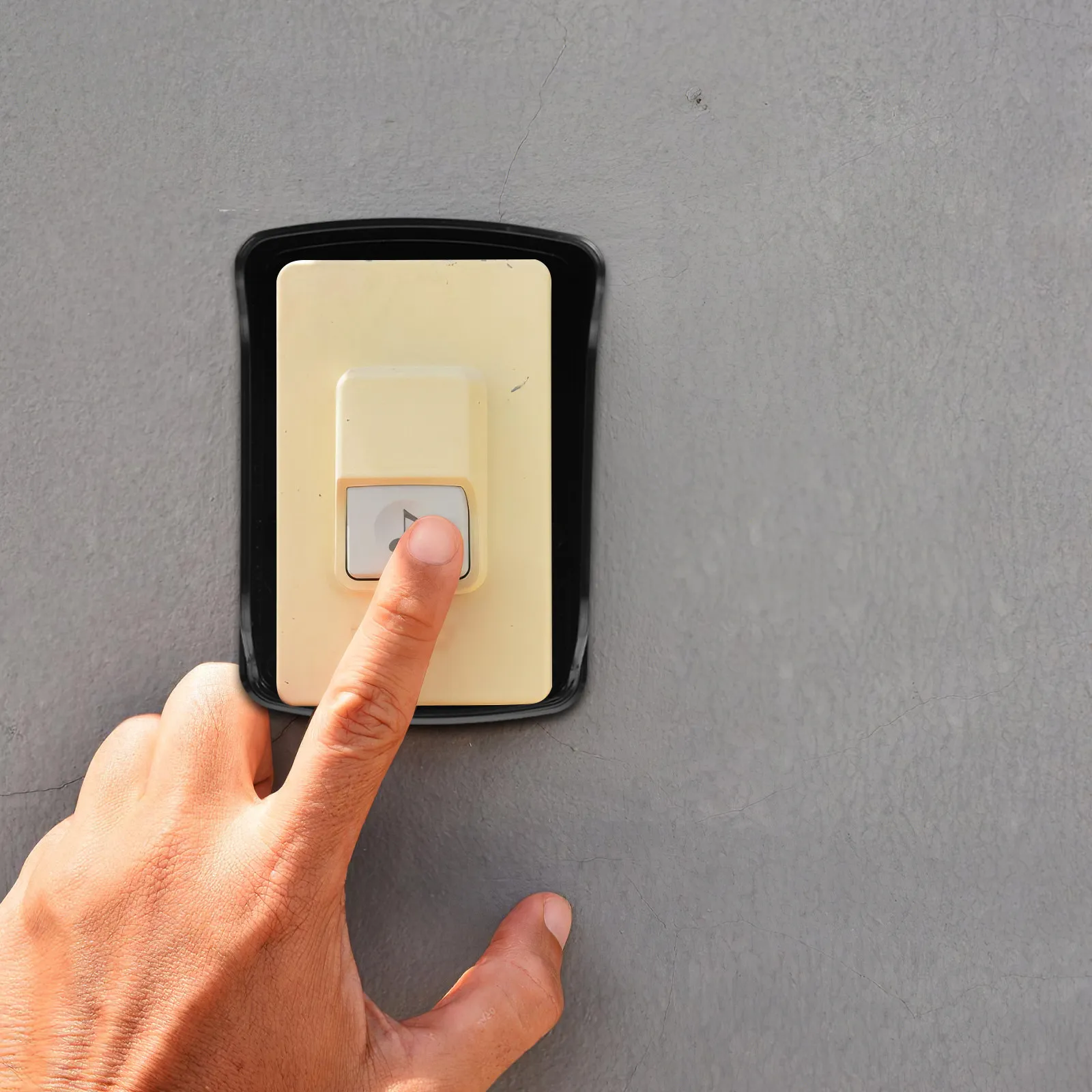 

Защитный пластиковый чехол для дверного звонка, черный, уличный, водонепроницаемый, для систем контроля доступа, считывателей отпечатков пальцев, дверных звонков