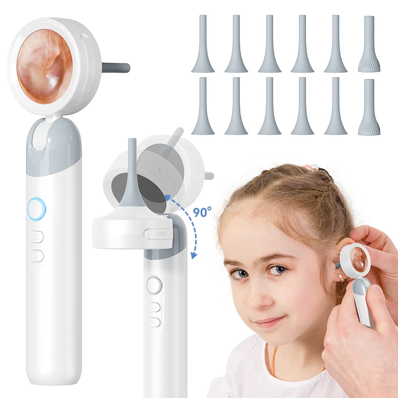 Q10 Digital Otoscope, with 1080P High Definition Screen, Can Easily Check The Ear Canal and Remove Earwax