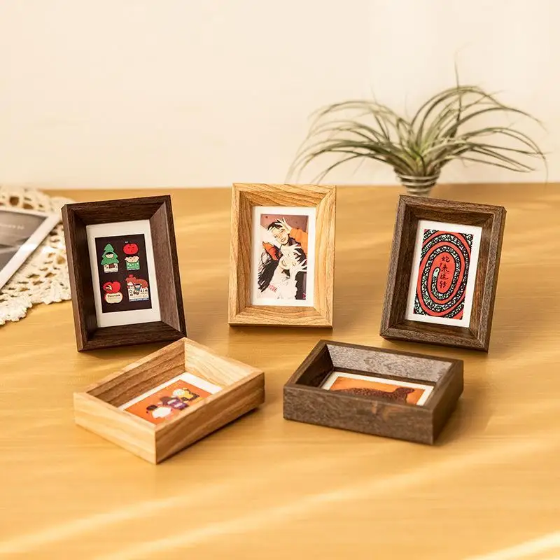 Mini Wooden Photo Frame, 3-Inch Display Stand