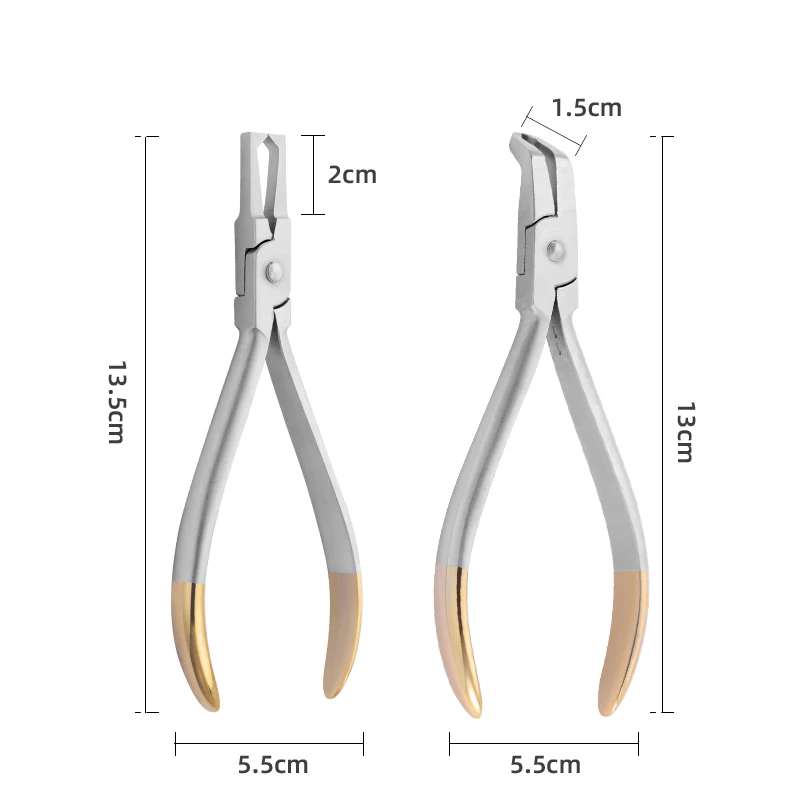 Narzędzie do usuwania aparat ortodontyczny dentystycznych do zębów przednich/tylnych orto-szelki do ściągania szczypiec do narzędzi dentystycznych