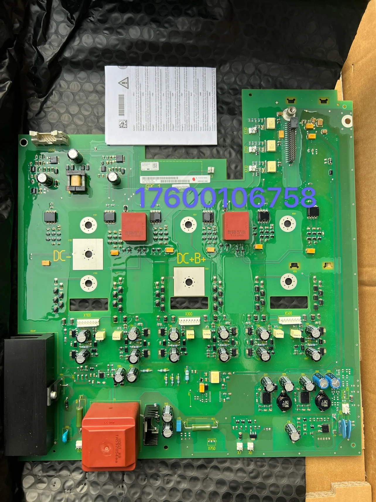 

A5E00124352 Frequency Converter MM430/440 Series 45/55/75/90kw Power Drive Board