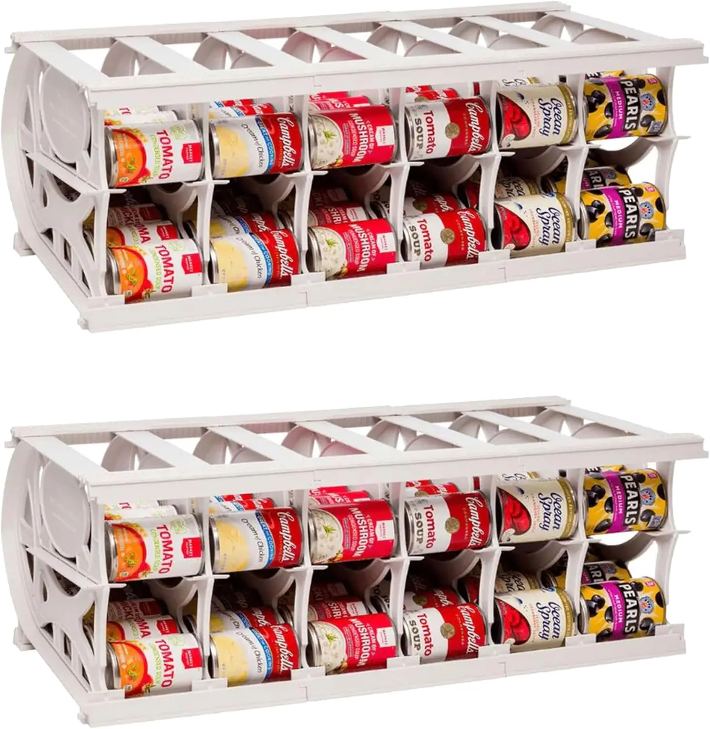 

Shelf Reliance Cansolidator 60 Cans, Stackable Adjustable