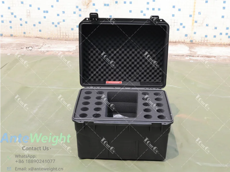 Handheld Microphone PE Case (Holds 20) With Storage Compartment